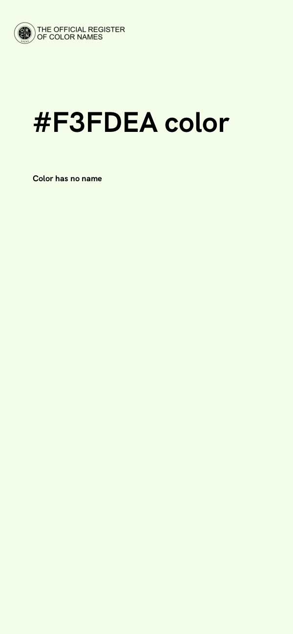 #F3FDEA color image