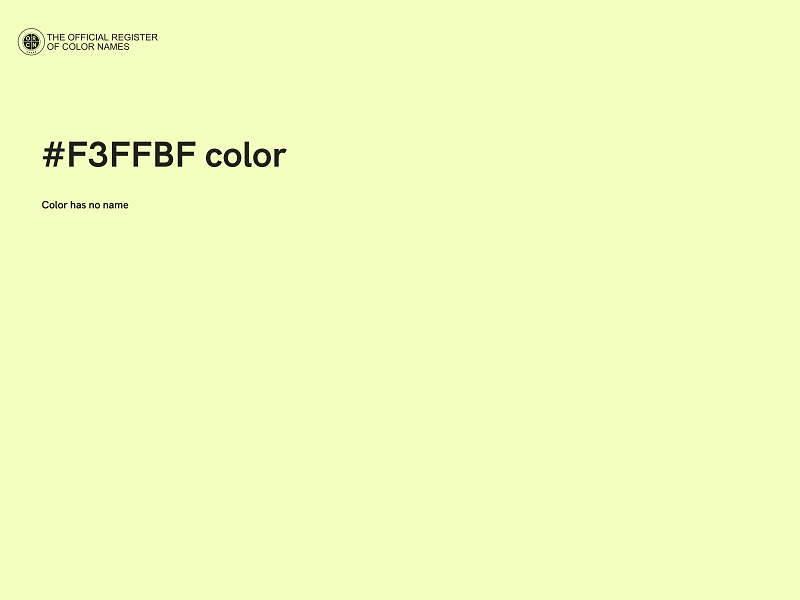 #F3FFBF color image