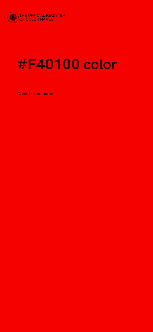 #F40100 color image