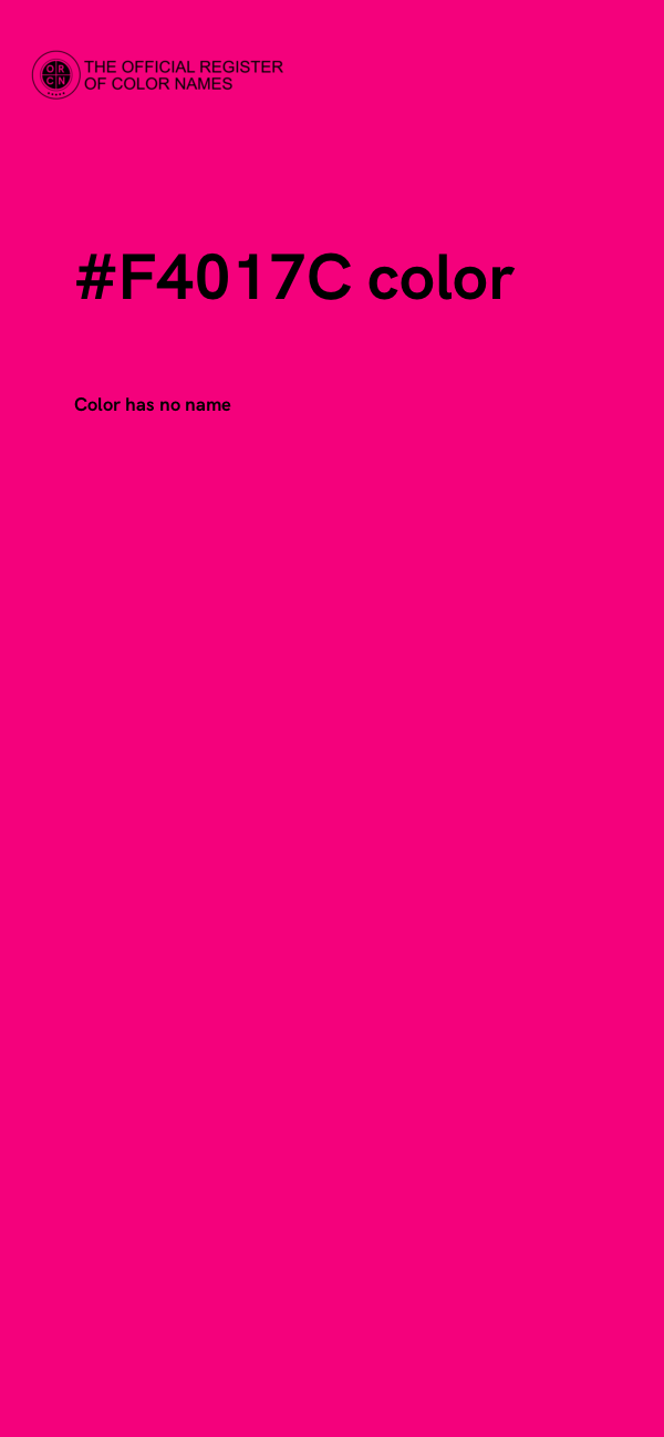 #F4017C color image