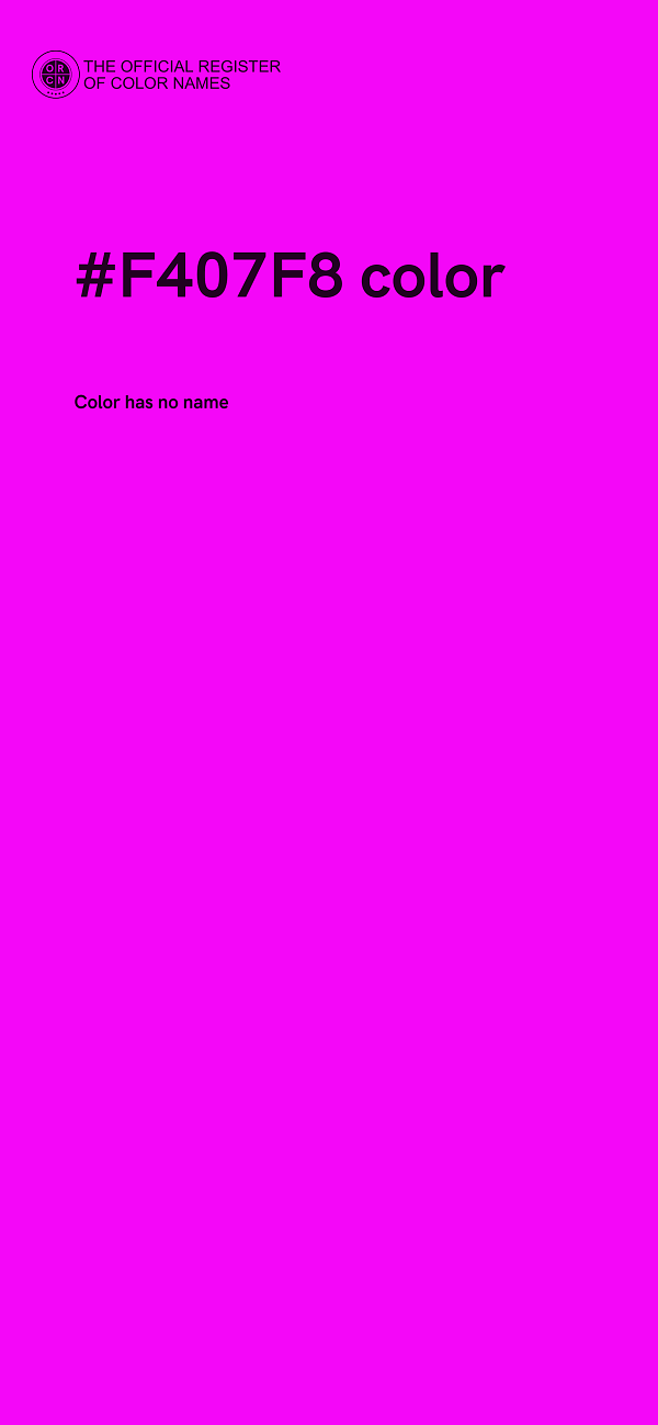 #F407F8 color image