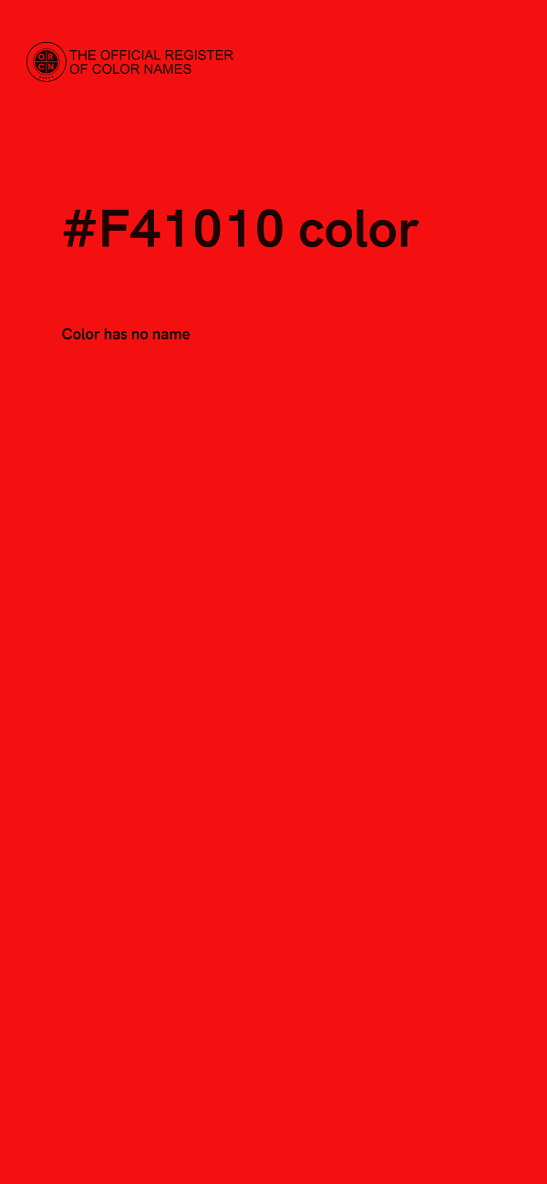#F41010 color image