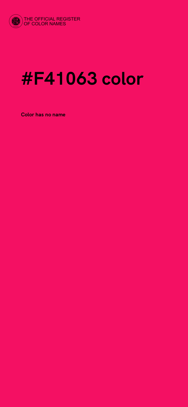 #F41063 color image