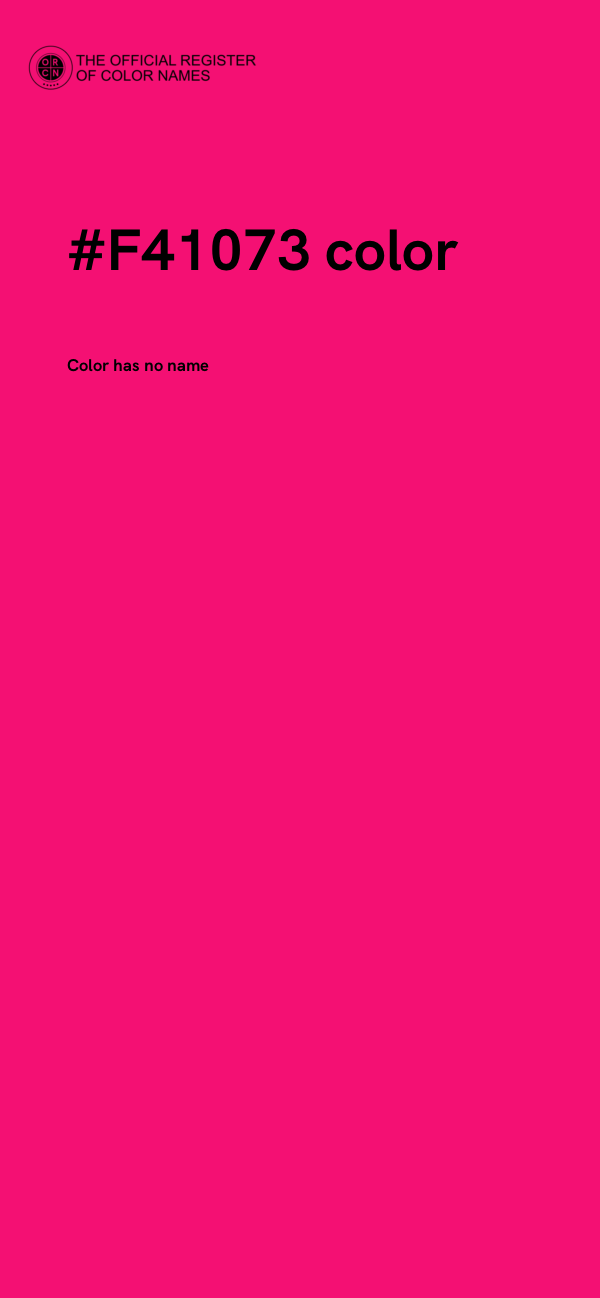 #F41073 color image