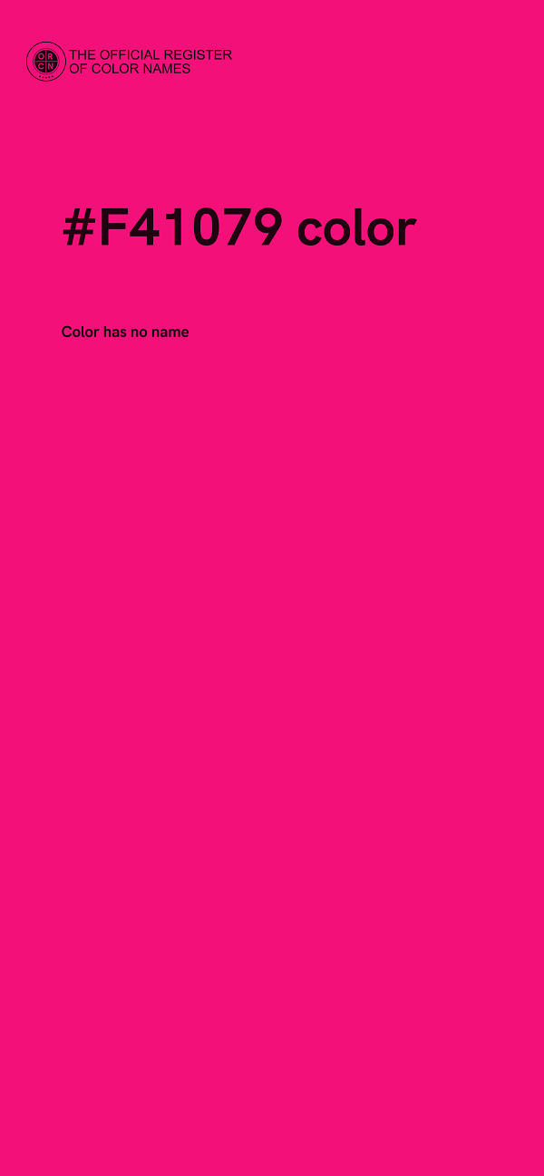 #F41079 color image
