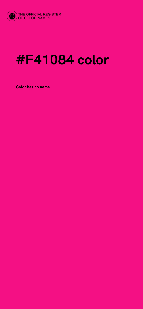 #F41084 color image
