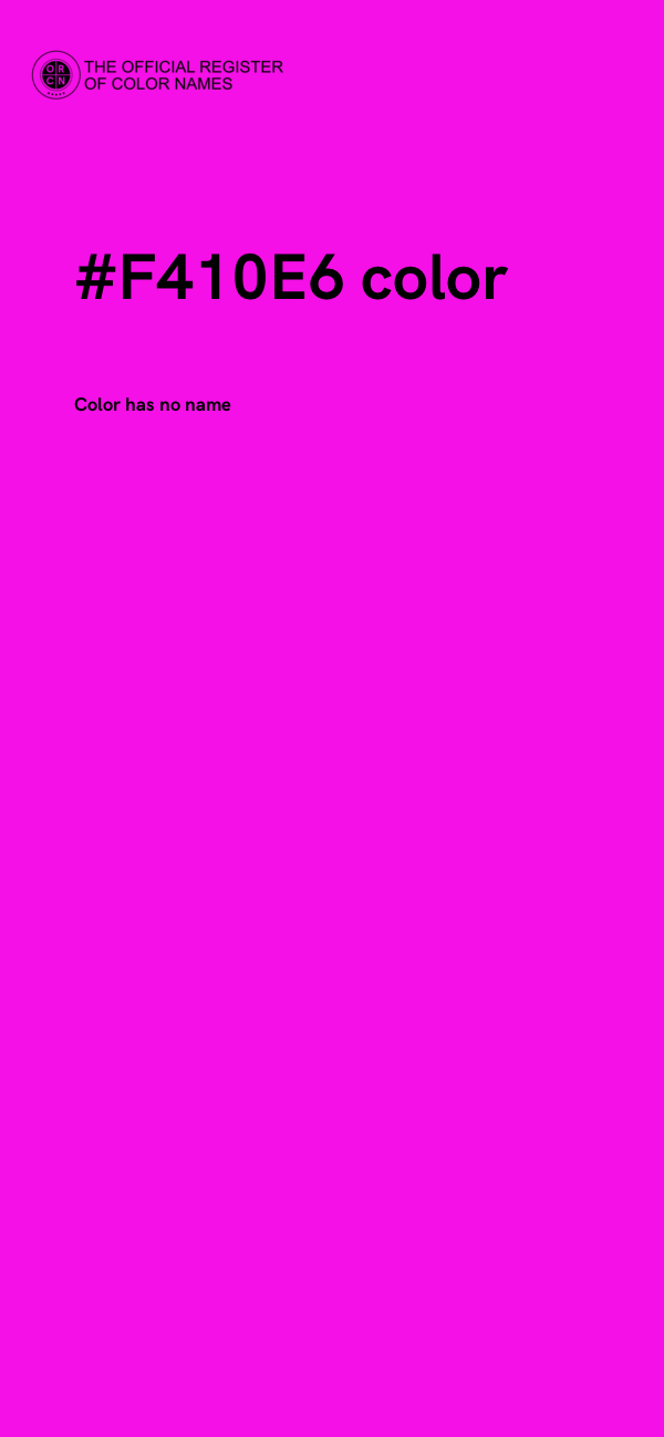 #F410E6 color image