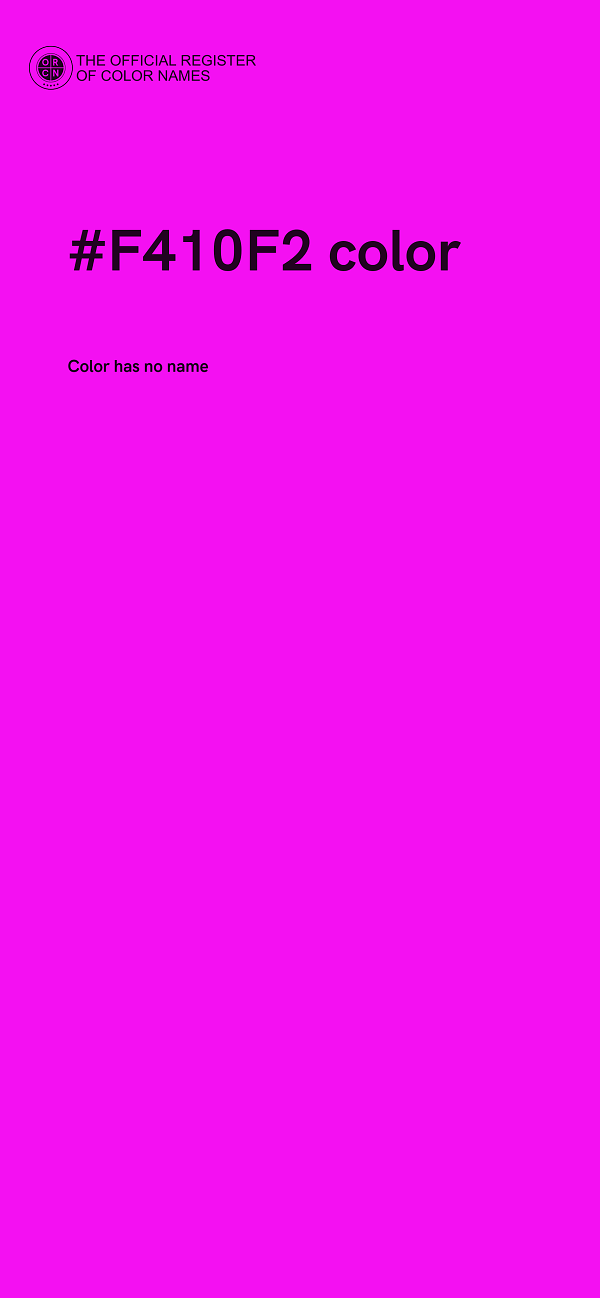 #F410F2 color image