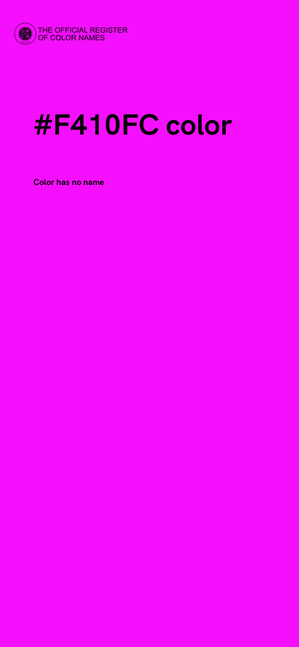 #F410FC color image