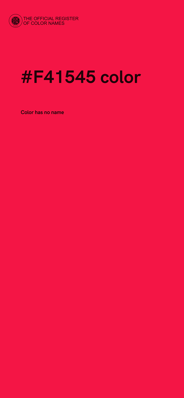 #F41545 color image