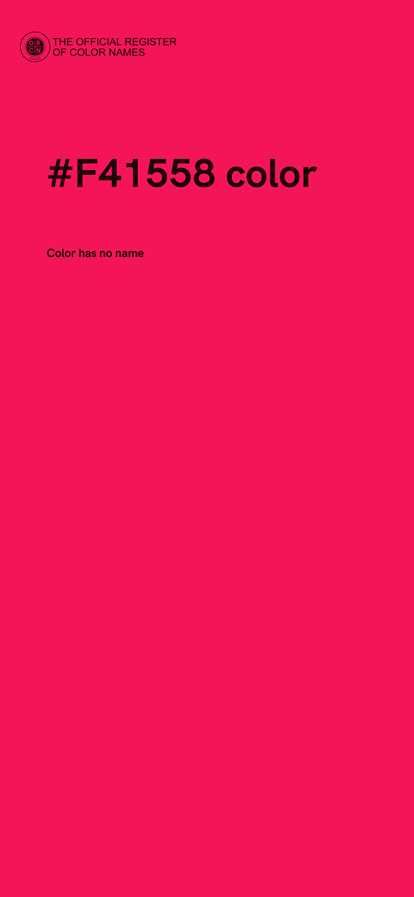 #F41558 color image