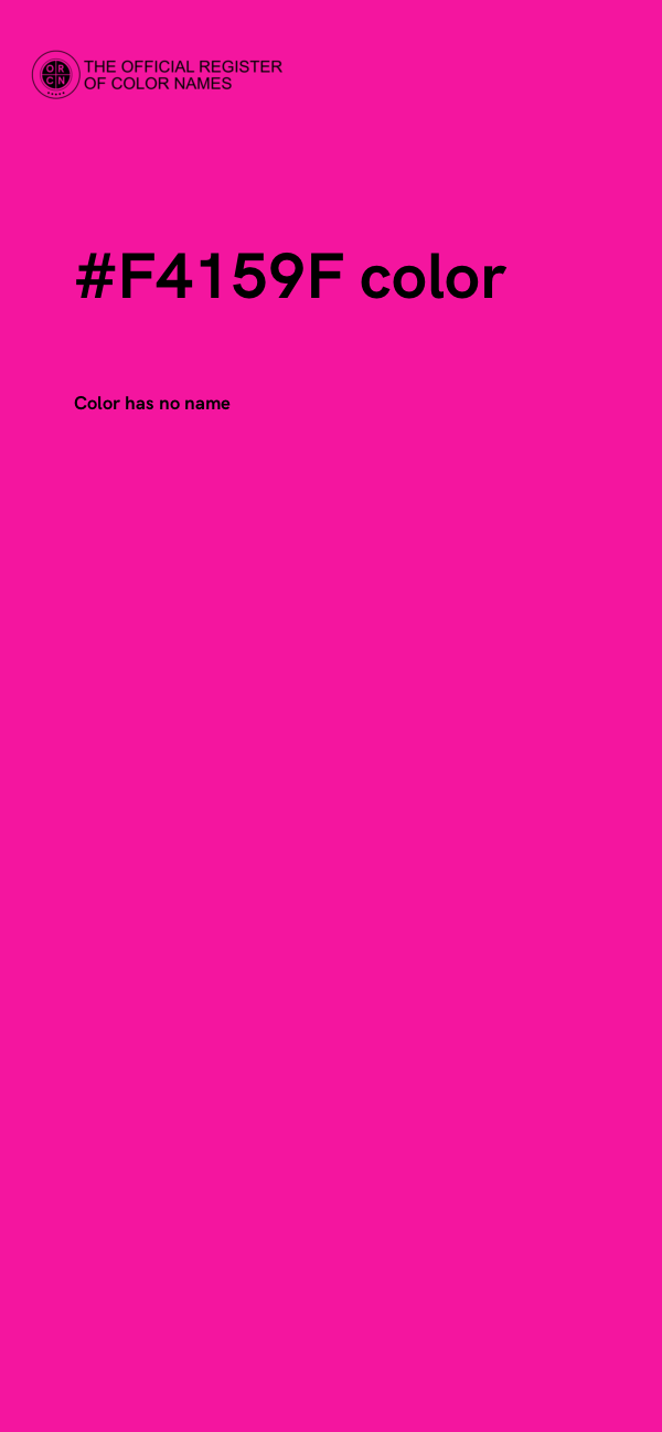 #F4159F color image