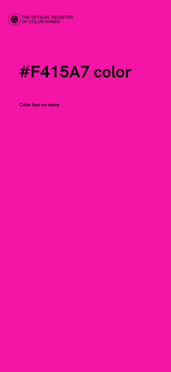 #F415A7 color image