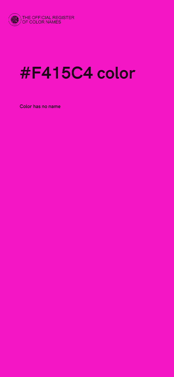 #F415C4 color image