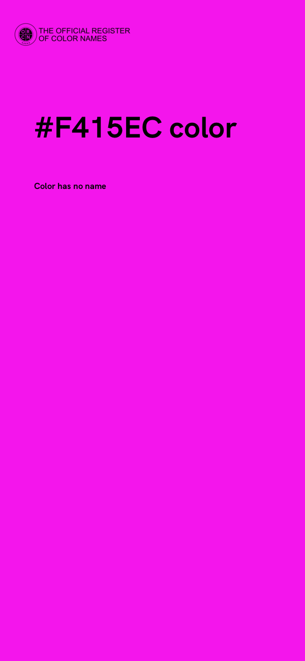 #F415EC color image