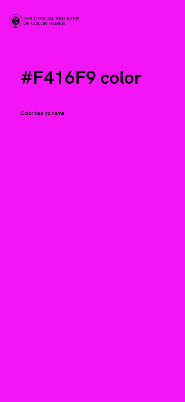 #F416F9 color image