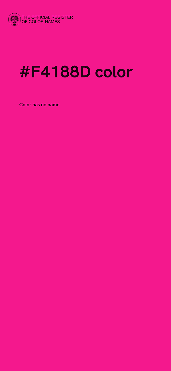 #F4188D color image