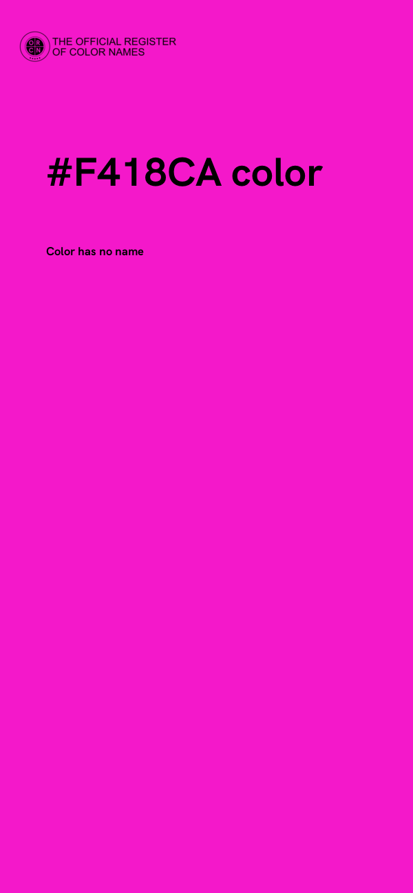 #F418CA color image