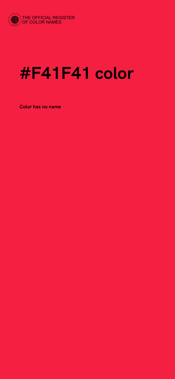 #F41F41 color image