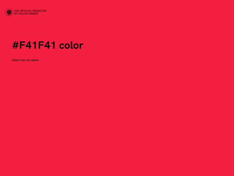 #F41F41 color image