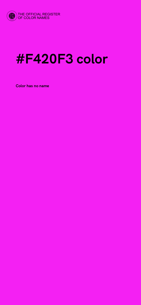 #F420F3 color image
