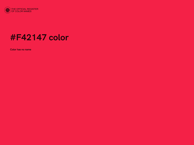 #F42147 color image