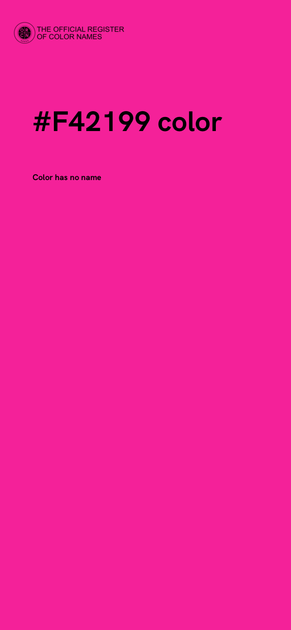 #F42199 color image