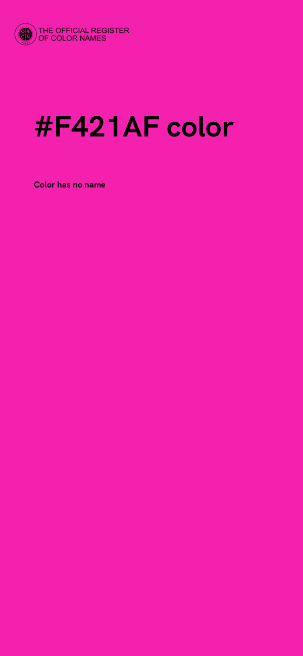 #F421AF color image