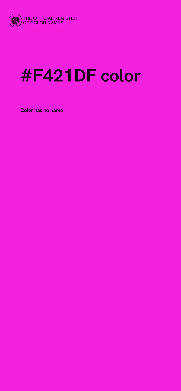 #F421DF color image