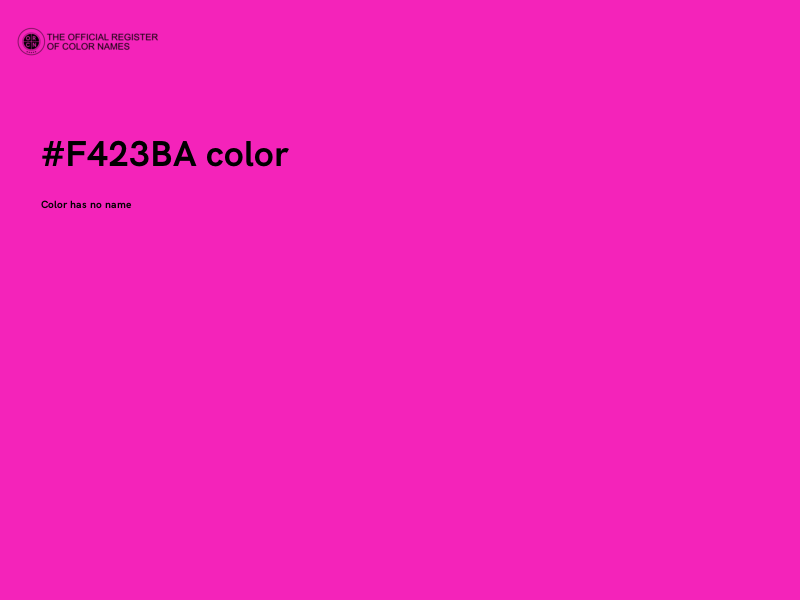 #F423BA color image