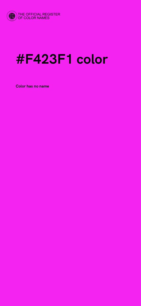 #F423F1 color image