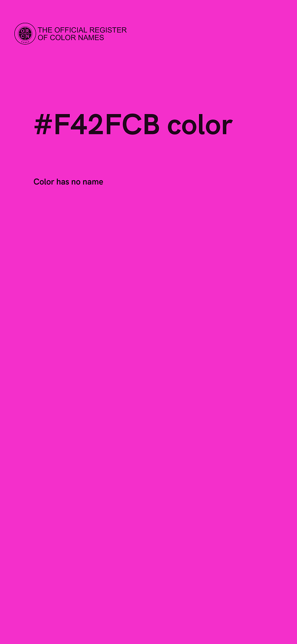 #F42FCB color image