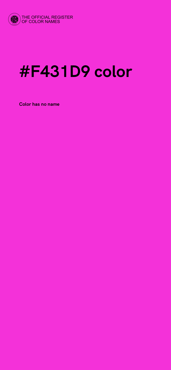 #F431D9 color image