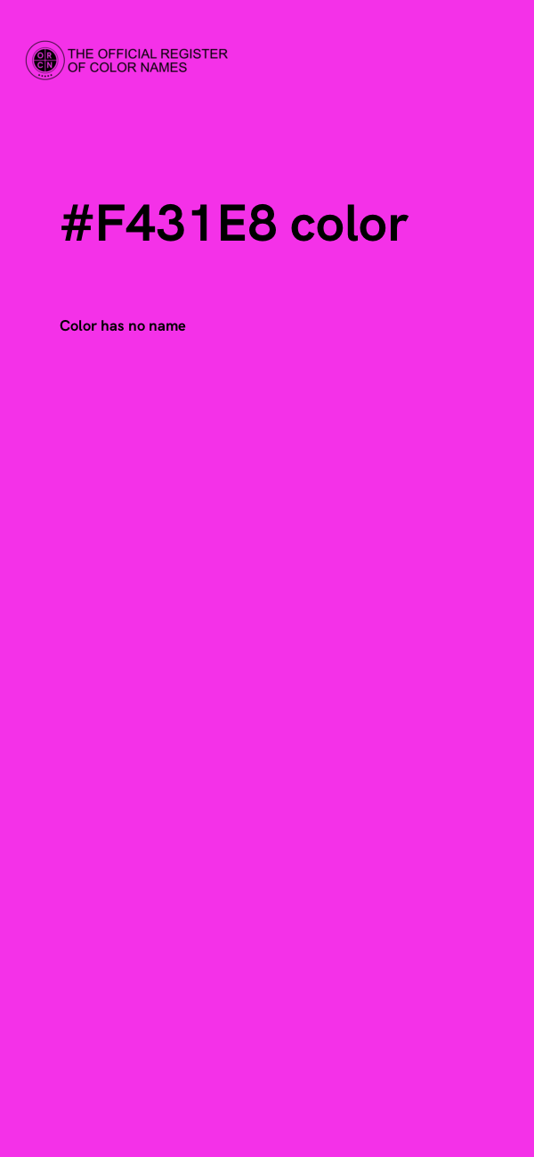 #F431E8 color image