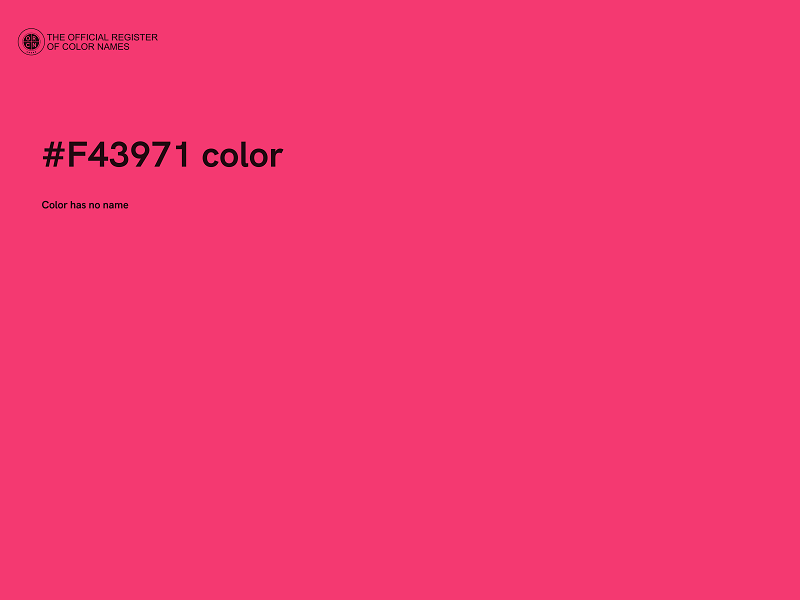 #F43971 color image