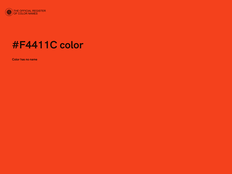 #F4411C color image