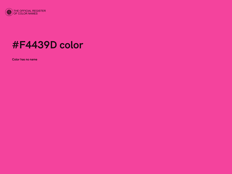 #F4439D color image