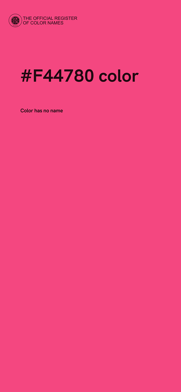 #F44780 color image