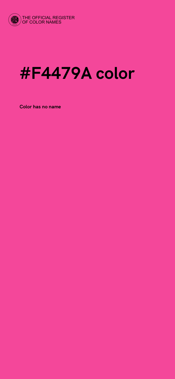 #F4479A color image