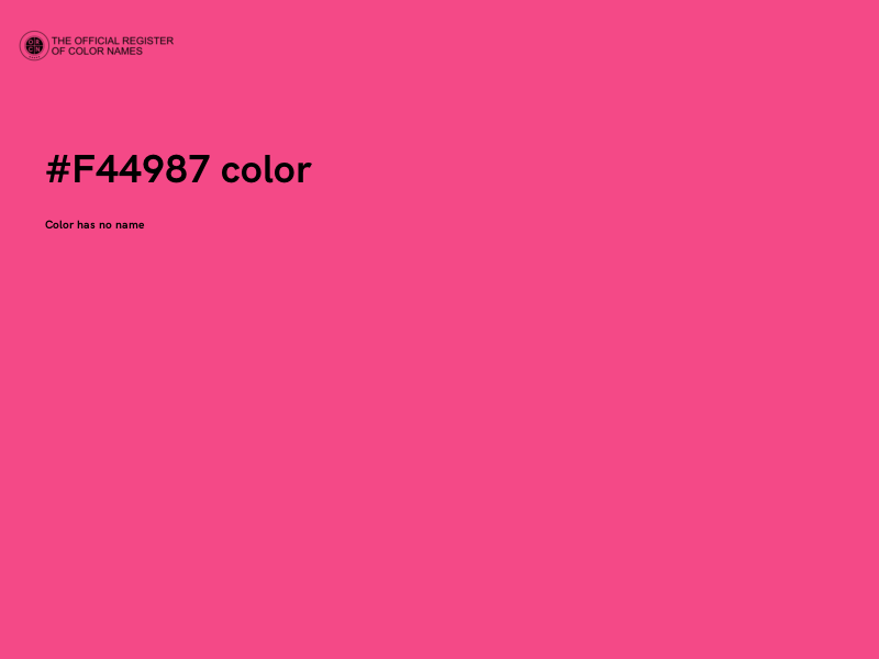 #F44987 color image