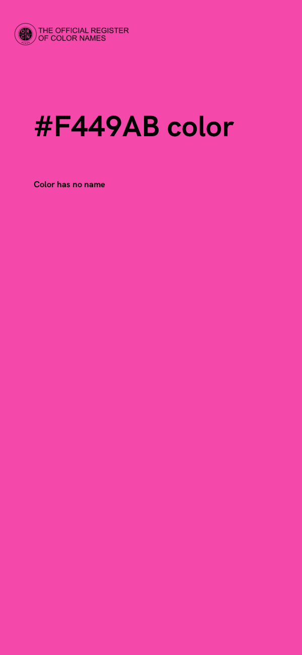 #F449AB color image
