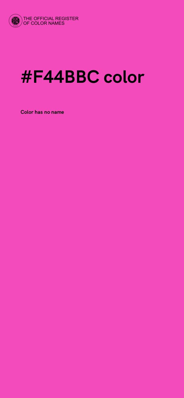 #F44BBC color image