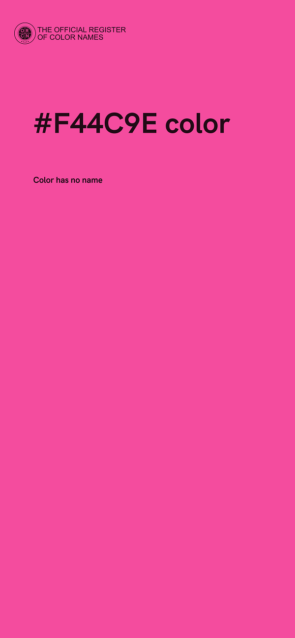 #F44C9E color image
