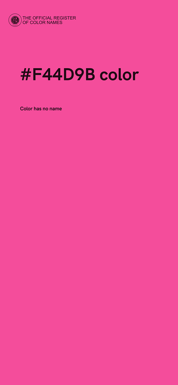 #F44D9B color image
