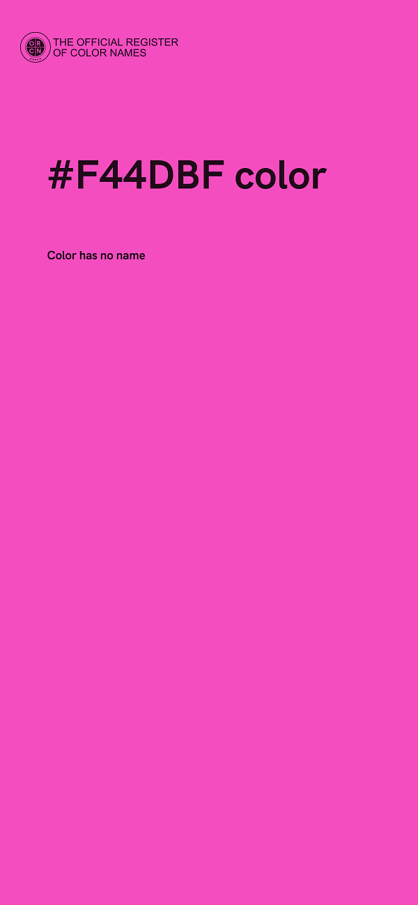 #F44DBF color image