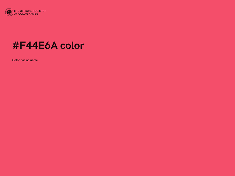 #F44E6A color image