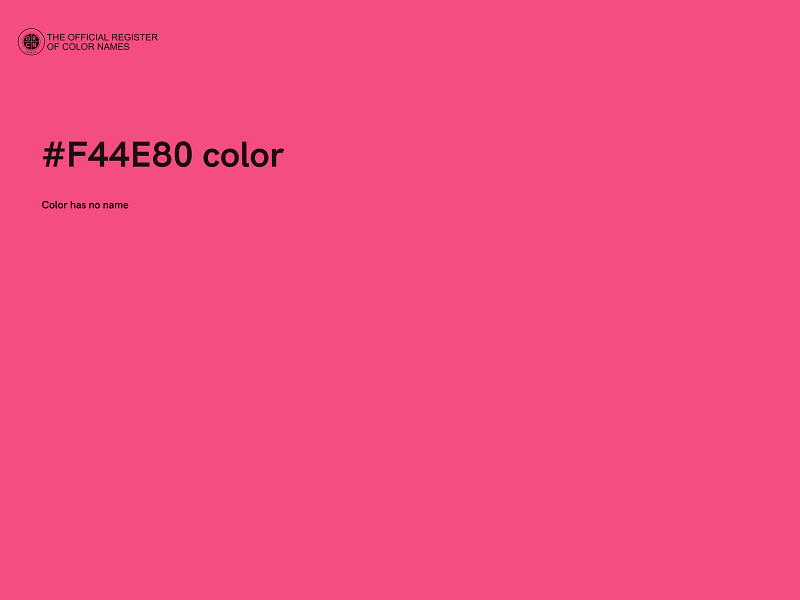#F44E80 color image