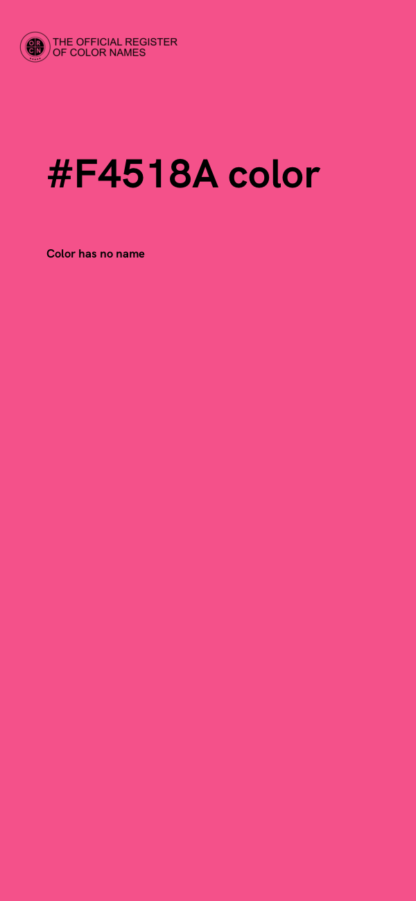 #F4518A color image