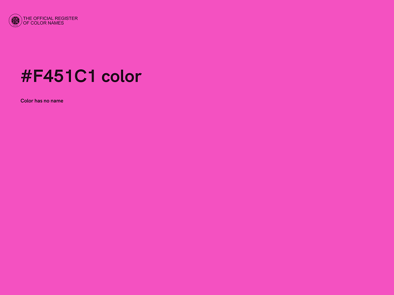 #F451C1 color image