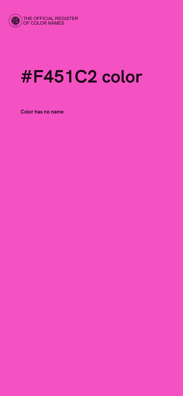 #F451C2 color image
